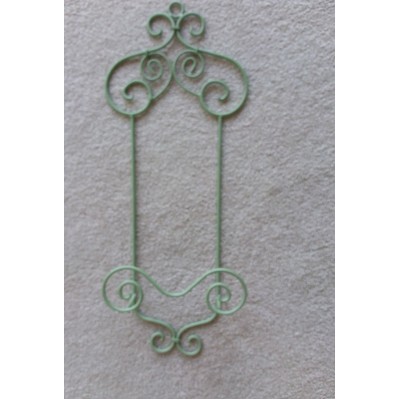 Plate Rack SHABBY CHIC Wall Mount display holder 1 plate Wrought Iron style   163172718161